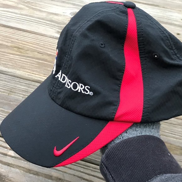 Nike Other - Nike Golf Hat FTB Advisors Black/Red Sport Cap Hat
